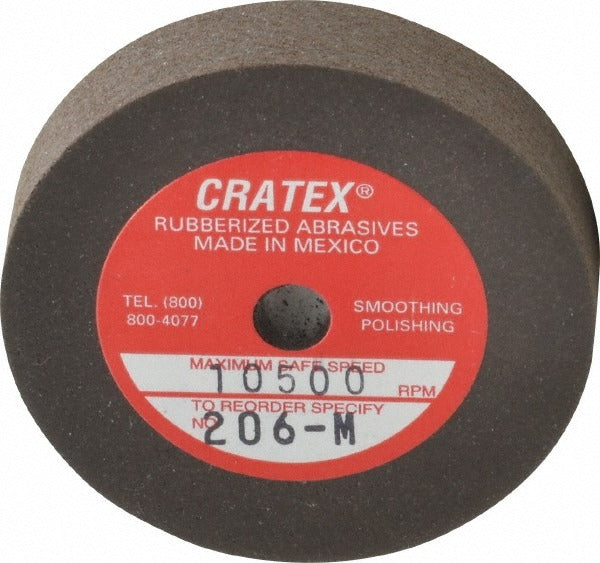CRATEX Cratex 206 M Surface Grinding Wheel 2in Silicon Carbide