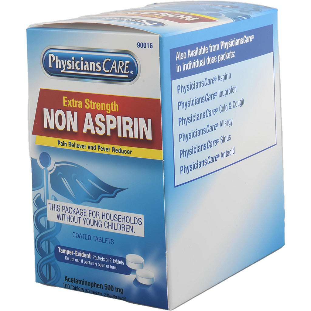 FIRST AID ONLY First Aid Only 90016-002 Non-aspirin Pain Relief Tablet
