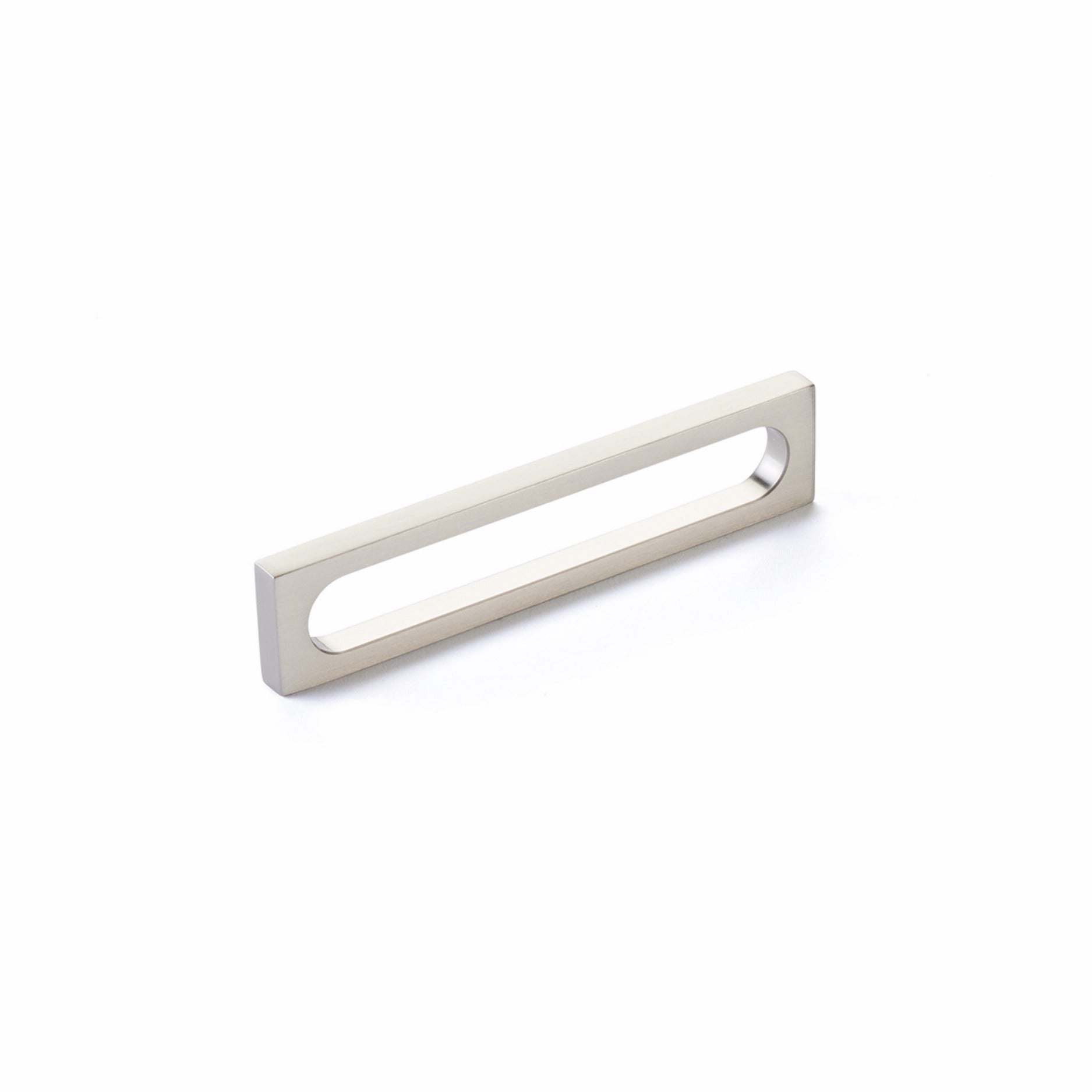 SCHAUB Schaub 10033-BN Oval Slot Cabinet Pull Brushed Nickel