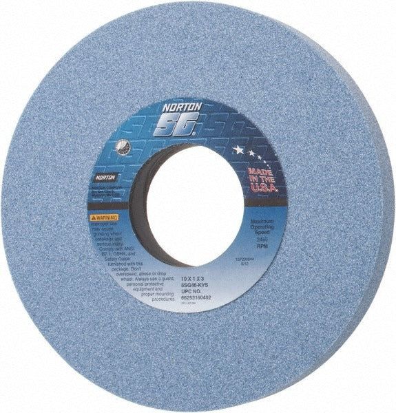 NORTON Norton 66253160402 Surface Grinding Wheel 10in 46 Grit