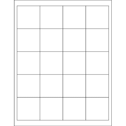 BSC PREFERRED Bsc Preferred LL111 Blank Mailing Labels 2000 Per Case