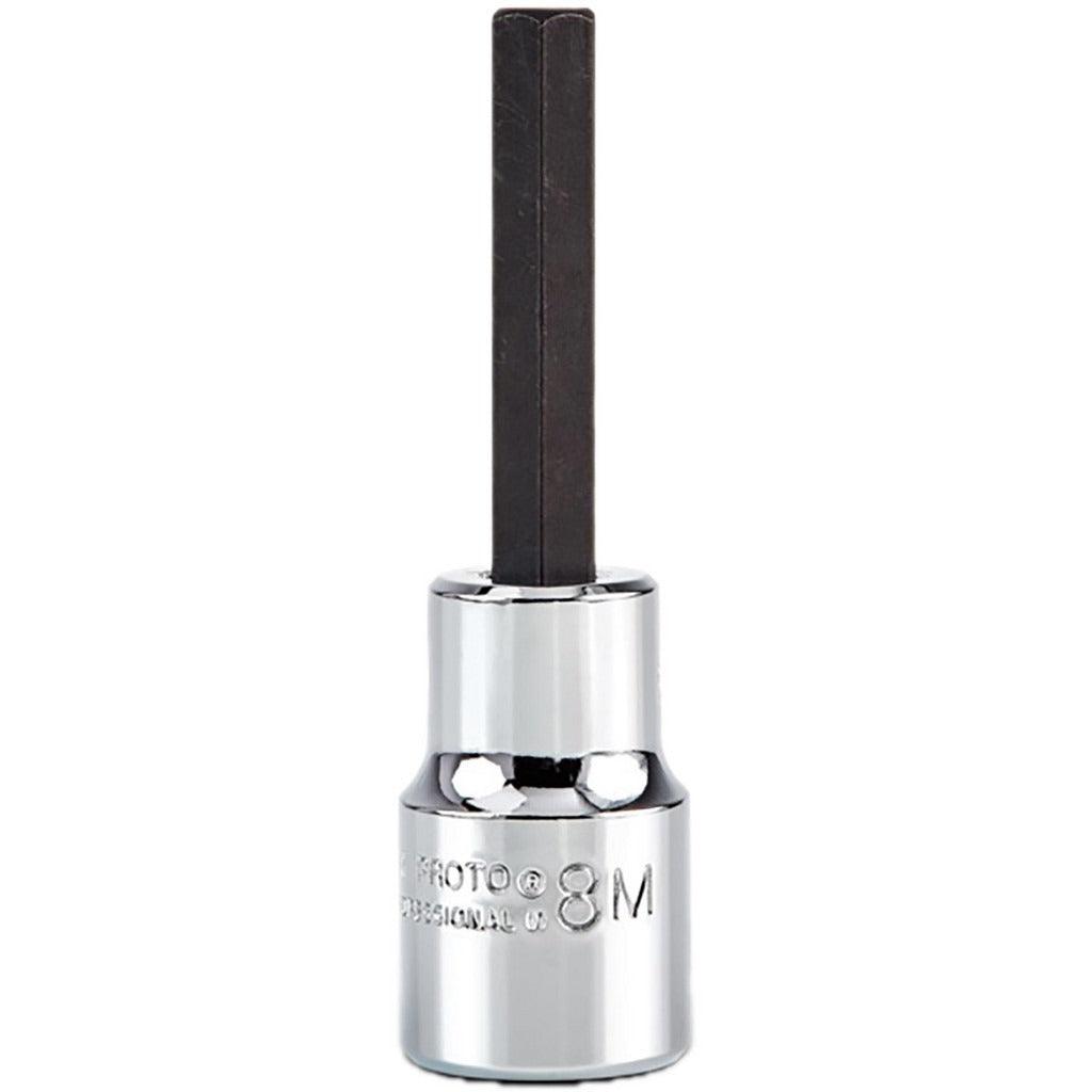 PROTO Proto J5441-8M Hand Hex Bit Socket 1/2 in Drive 8 Mm