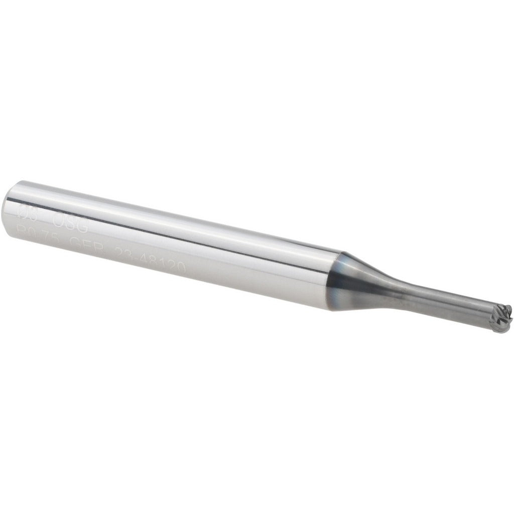 OSG Osg 48106433 Corner Radius End Mill 3mm 5 Flute Solid Carbide