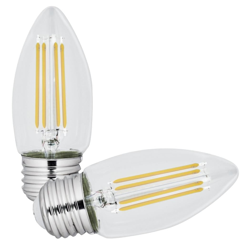 FEIT ELECTRIC Feit Electric BPETC60927CAFIL/2/RP Performance LED 5.5W (3.5 in H x 1.7 in D, 2 Pack) BPETC60927CAFIL/2/RP