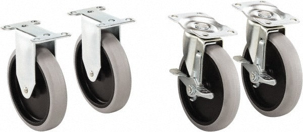 RUBBERMAID Rubbermaid 1997371 Cart Replacement Casters Gray