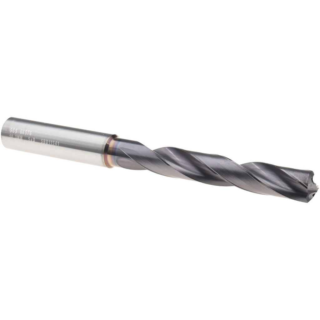 KYOCERA SGS PRECISION TOOLS Sgs 66576 Solid Carbide Jobber Drill 10.30mm 135 Degree