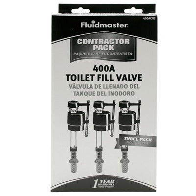 FLUIDMASTER Fluidmaster Inc 400ACN3P5 Anti-siphon Ballcock 3 Pack
