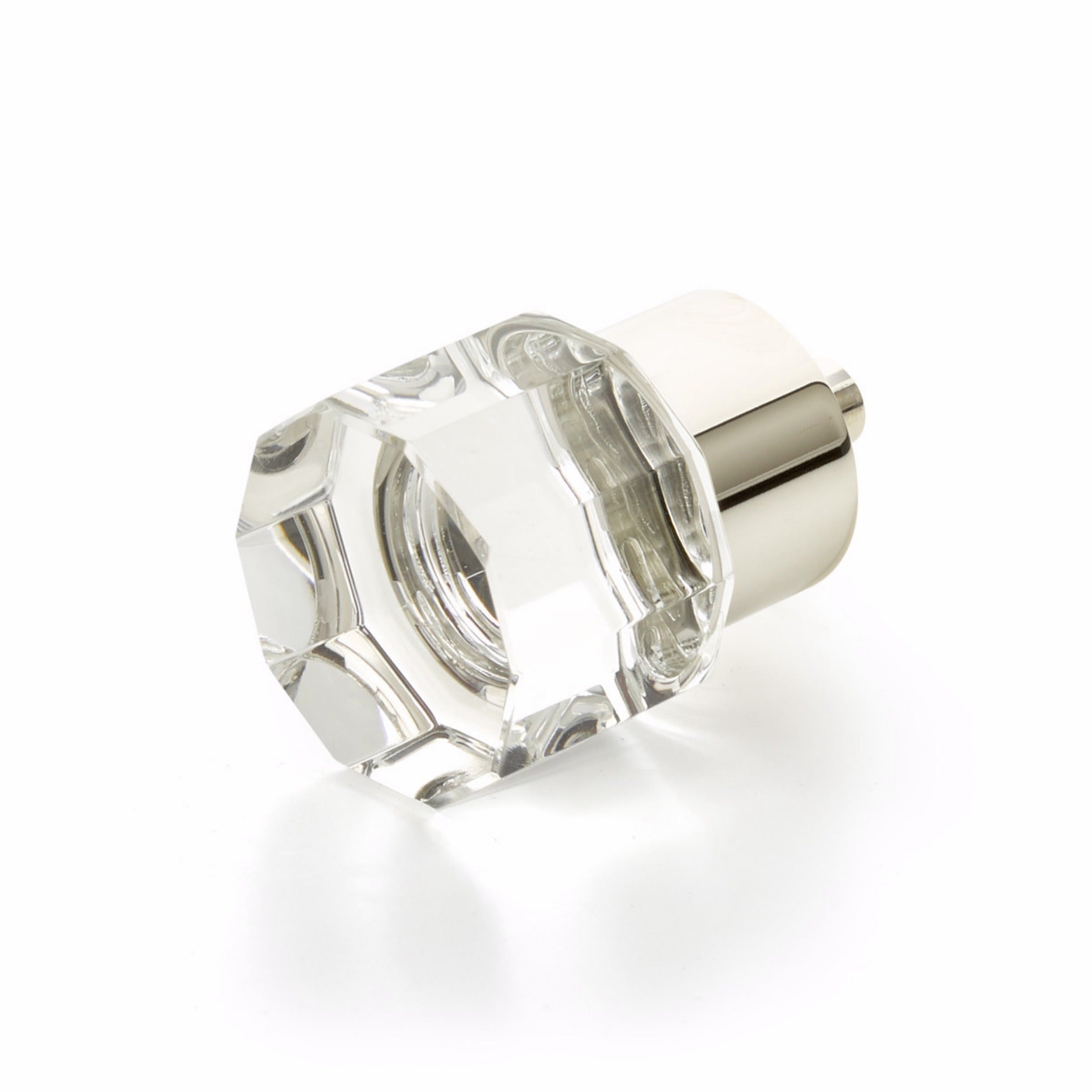 SCHAUB Schaub 55-PN Glass Cabinet Knob Polished Nickel