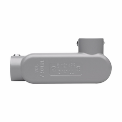 Crouse-Hinds LL35CGN 1 Inch Die-Cast Aluminum Type LL Rigid/IMC Conduit Body and Cover with Gasket