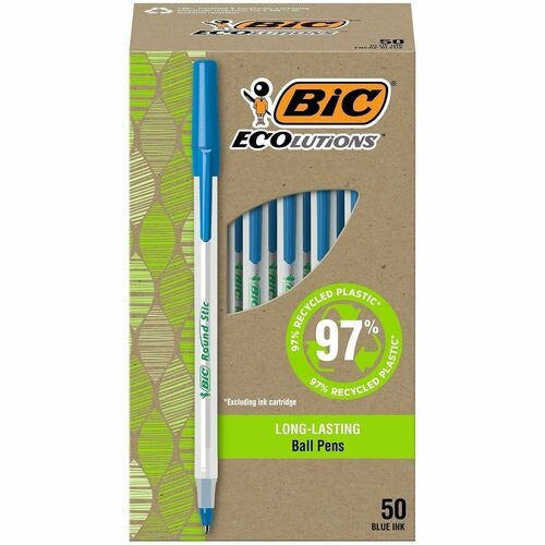 BIC Bic BICGSME509BE Ballpoint Pen 1.0mm Blue 50 Pack