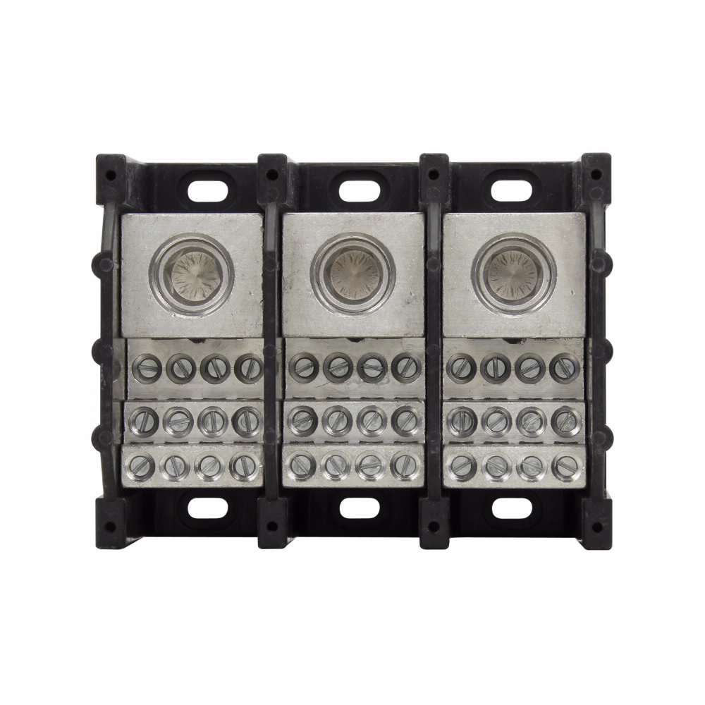 Bussmann 16376-3 Terminal Block Power Distribution Block 5.21 In Length X 4.00 In Width X 3.32 In Height