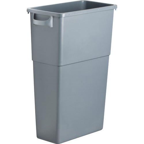 GENUINE JOE Genuine Joe GJO60465 Slim 23 Gallon Gray Waste Container