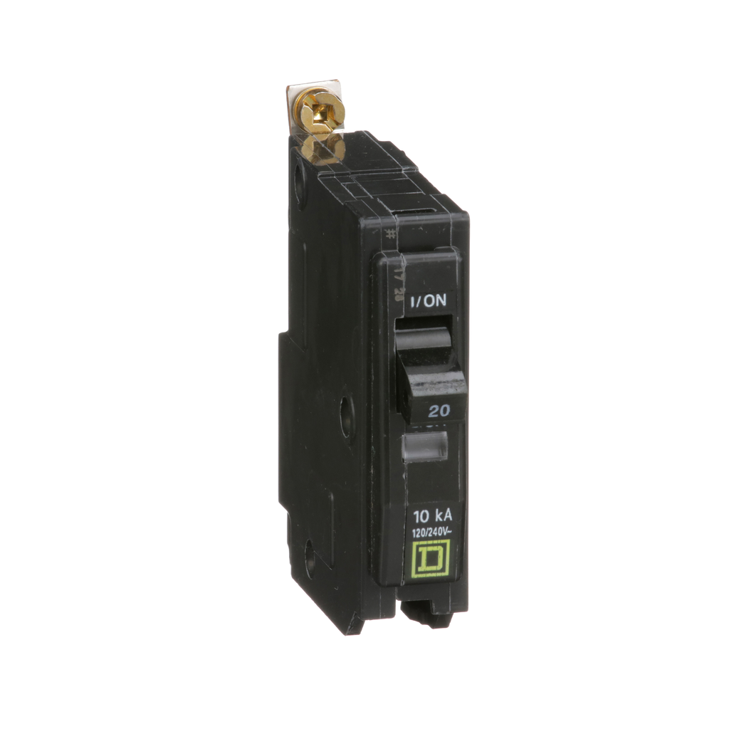 SQUARE D Square D QOB120 Standard 1-Pole Miniature Circuit Breaker 20 A (1 Pack)