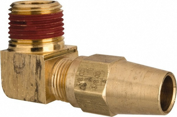 PARKER Parker VS269AB-6-6 Compression Male Elbow 3/8-18 Nptf Brass