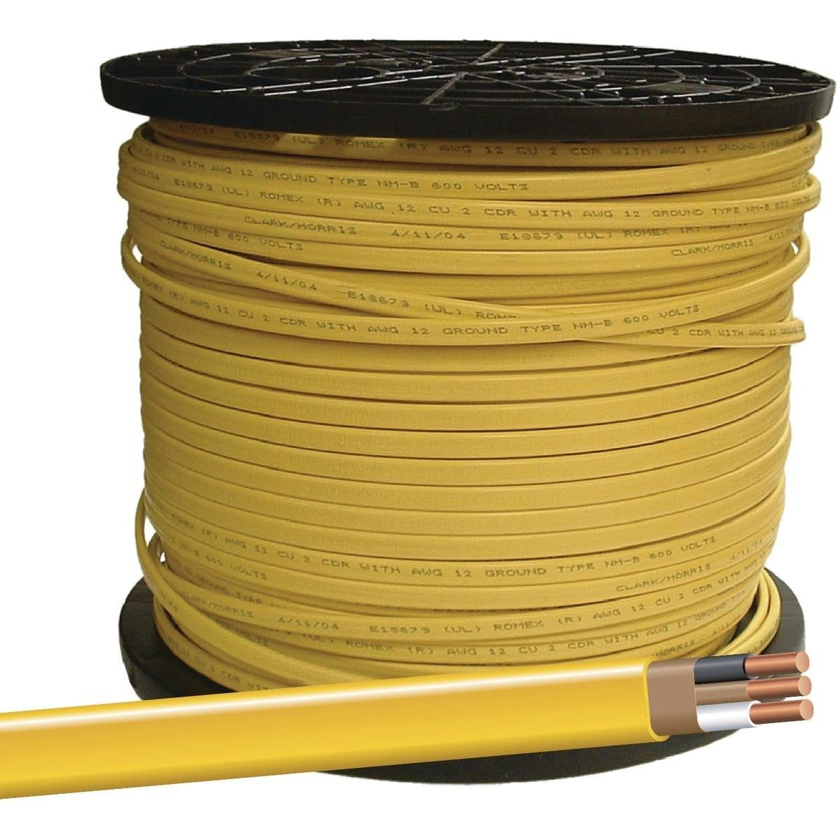 ROMEX ROMEX 28828272 NM-B Cable 12/2 Solid 400 Ft 600V
