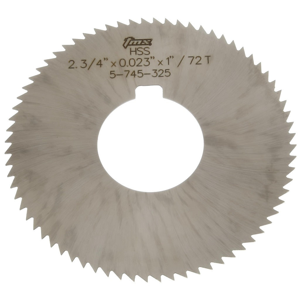 VALUE COLLECTION Value Collection 5-745-325 Slitting Slotting Saw 72T Hss