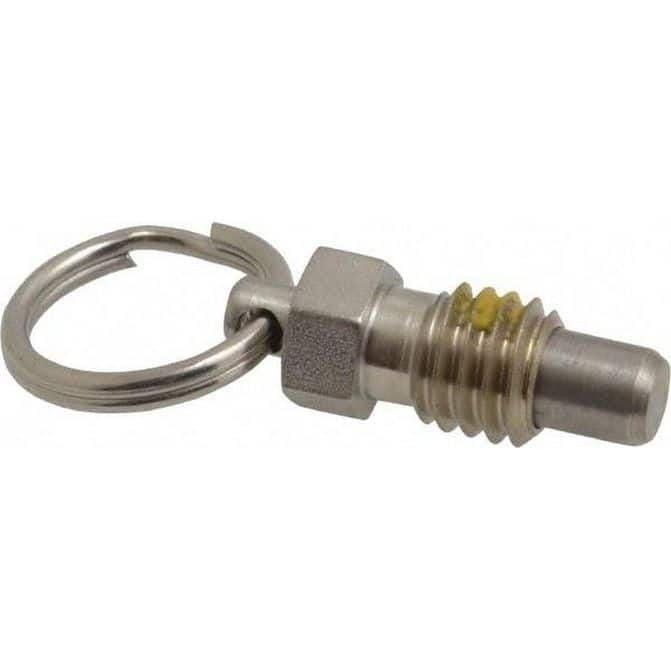 VLIER Vlier SPRSN375P Pull Ring Spring Plunger (3/8-16, 0.31 in thread)