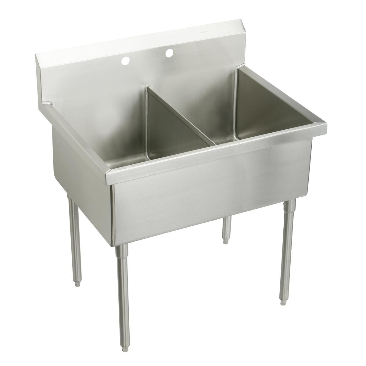 BSC PREFERRED Bsc Preferred SS82422 Double Compartment Scullery Sink