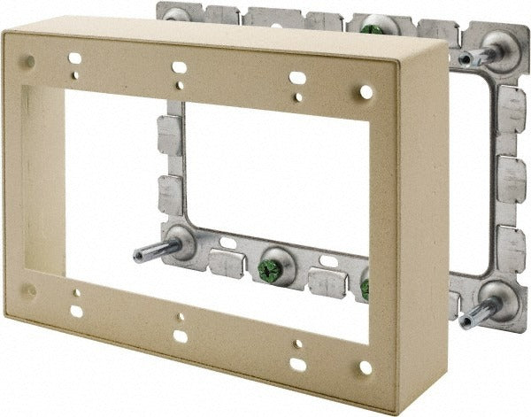 HUBBELL Hubbell Wiring Device-kellems HBL57513IVA 3 Gang Extension Box