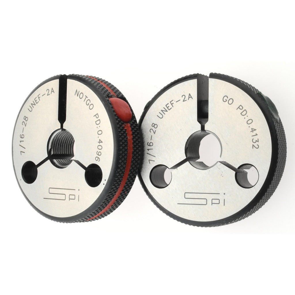 SPIROTHERM Spi 23-173-8 Threaded Ring Gage 7/16-28 Class 2A Go No Go