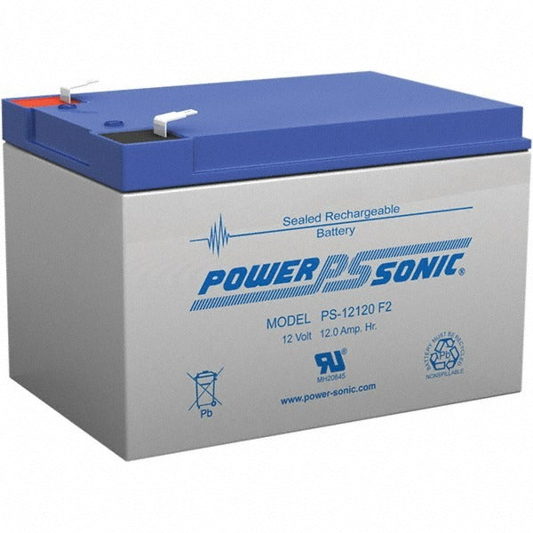 POWER SONIC Power-sonic PS-12120F2 Lead Acid Battery 12V 12ah