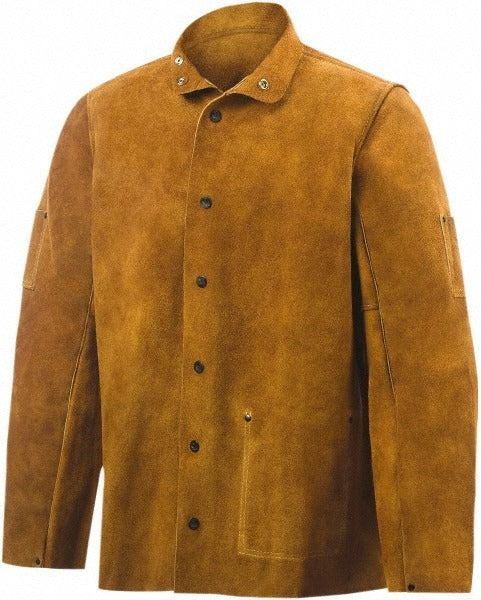 STEINER Steiner 9215-X Welding Jacket Xl Cowhide Snaps Brown