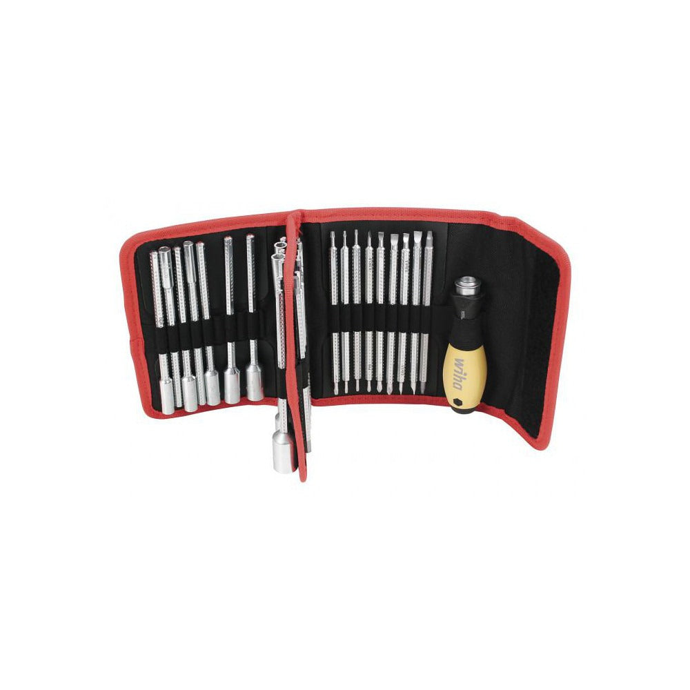WIHA Wiha 28187 Interchangeable Bit Screwdriver Handle 32 Pc