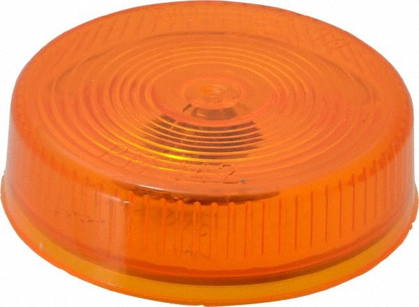 PETERSON MANUFACTURING Peterson 142A Amber Round Lens Reflector 2.5 in Grommet