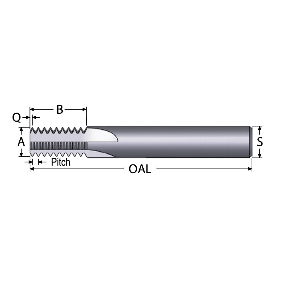 SCIENTIFIC CUTTING TOOLS Scientific Cutting Tools TM290-16A Thread Mill 3/8-16