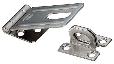 NATIONAL HARDWARE National Mfg N348-250 Stainless Steel Safety Hasp 3-1/4 in