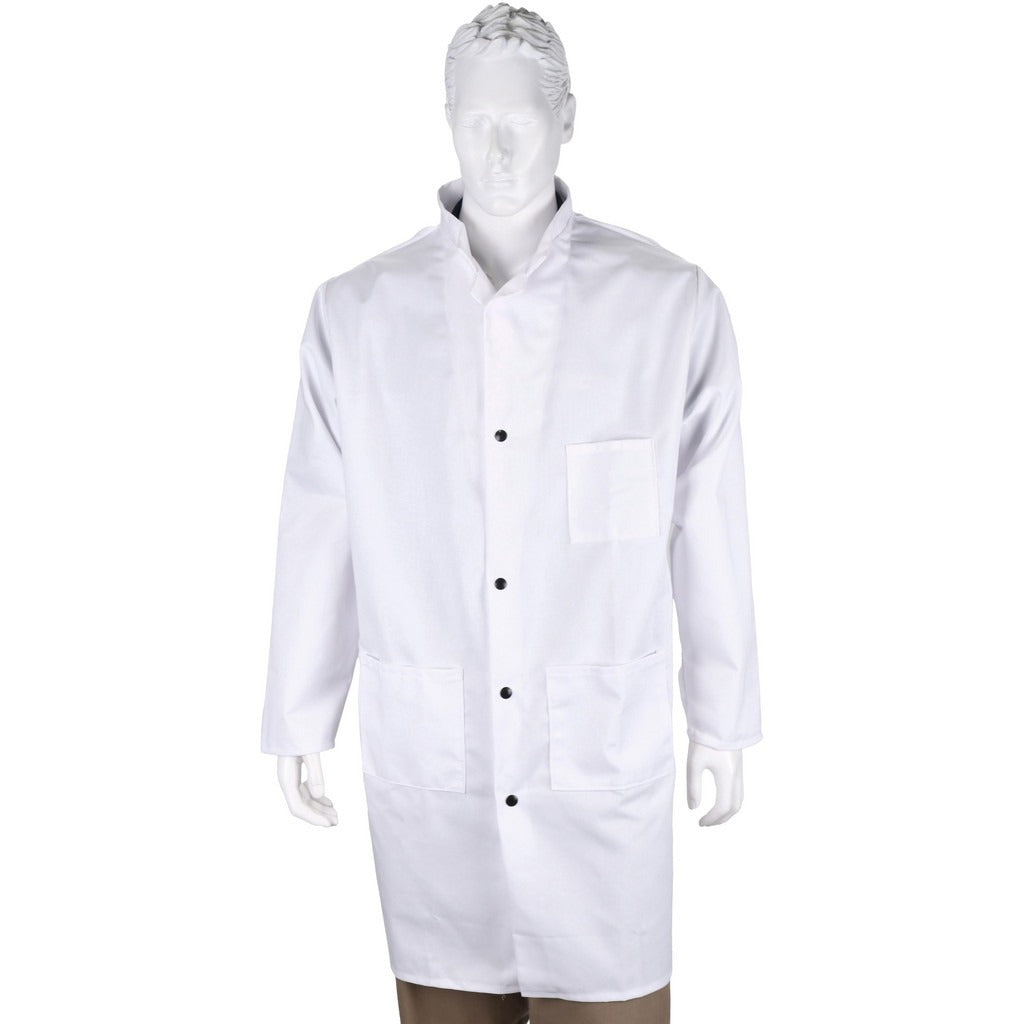 PRO-SAFE Pro-safe PS-850PCW-XL Lab Coat White Xl Snap Front