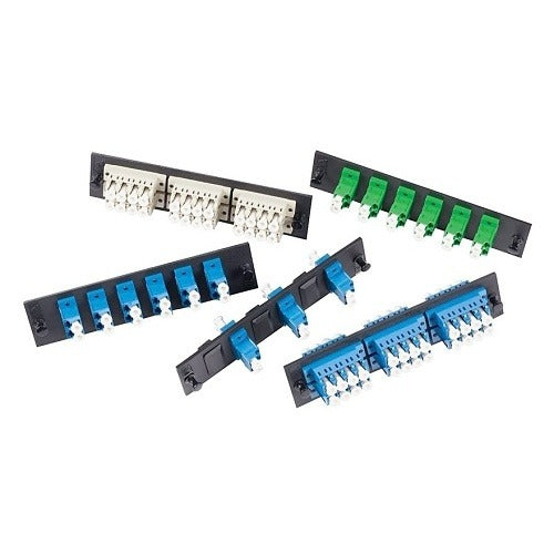 OPTICAL CABLE CORPORATION Optical Cable Corp. 6112DLC Dlc 12 Port Fiber Adapter Plate