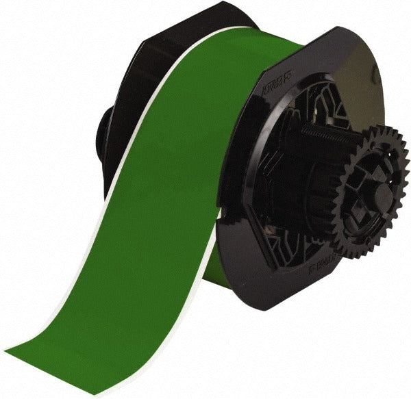 BRADY Brady 142008 Green Vinyl Label Maker Label 100 in 1 Roll