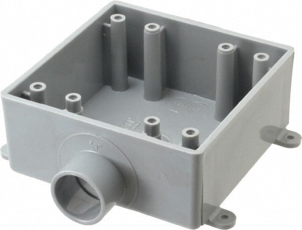 THOMAS & BETTS Thomas Betts E9802E 2 Gang Pvc Electrical Switch Box