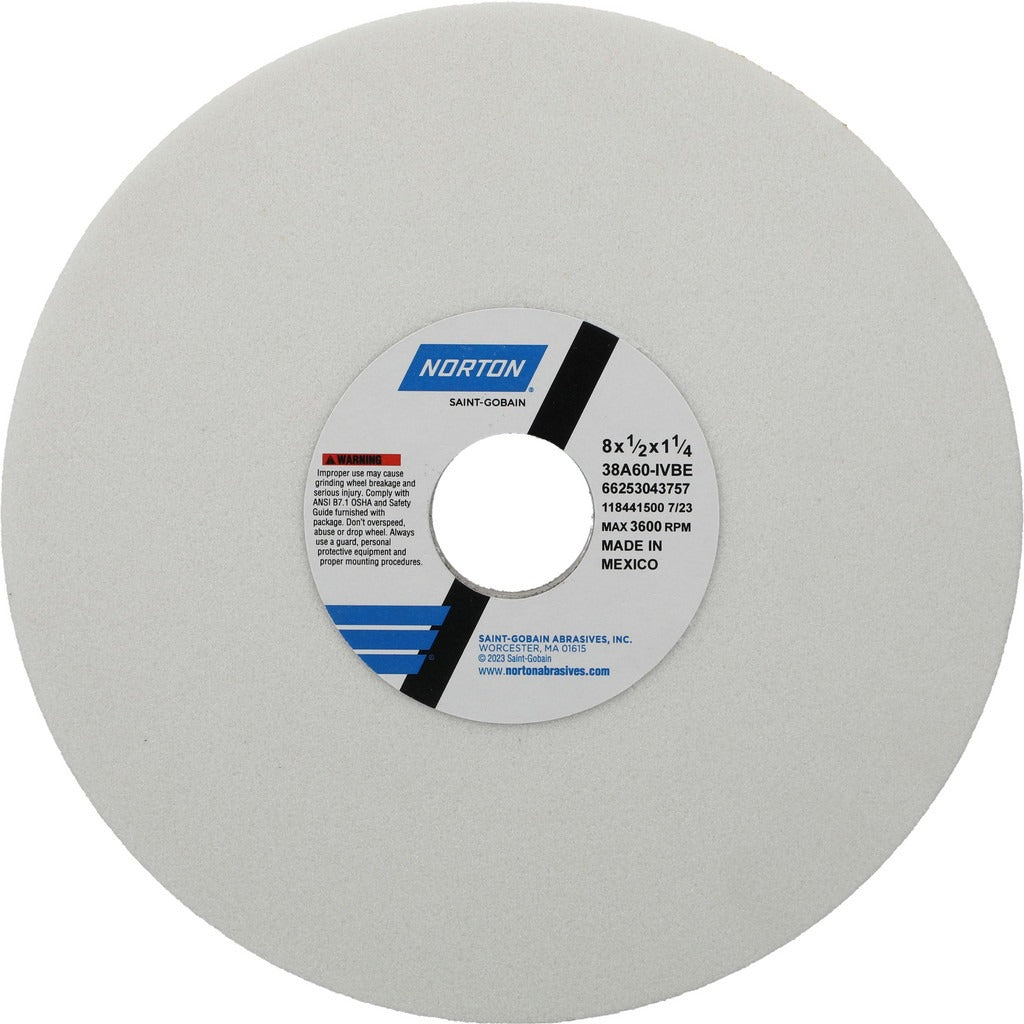 NORTON Norton 66253043757 Surface Grinding Wheel 8in 60 Grit