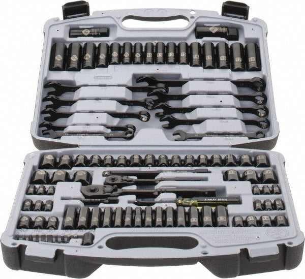 STANLEY Stanley 92-839 99-pc Deep Standard Socket Set 1/4 3/8 Drive