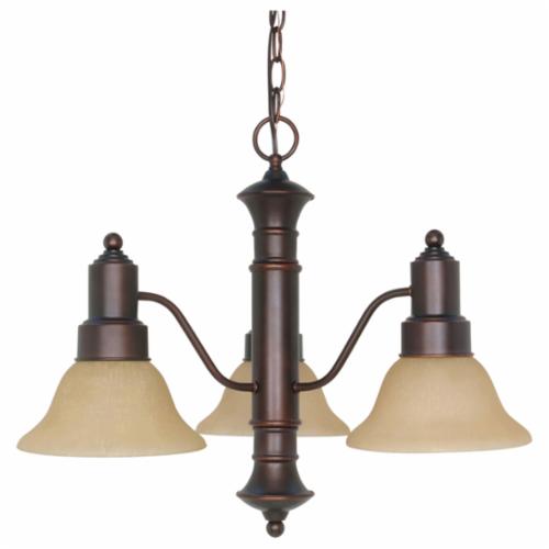 SATCO 60/1254 NUVO by SATCO Gotham Transitional Chandelier 120 VAC 3 Incandescent Lamp