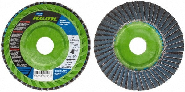 NORTON Norton 66623399007 Ceramic Alumina Flap Disc 120 Grit