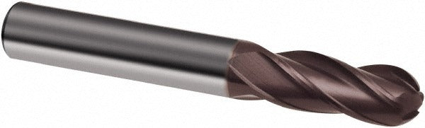 GUHRING Guhring 9042610063500 Ball End Mill 0.25in 4 Flute Carbide