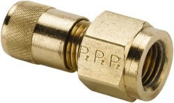 PARKER Parker AVUR3-4 Female Flare Connector Access Valve 500 Psi