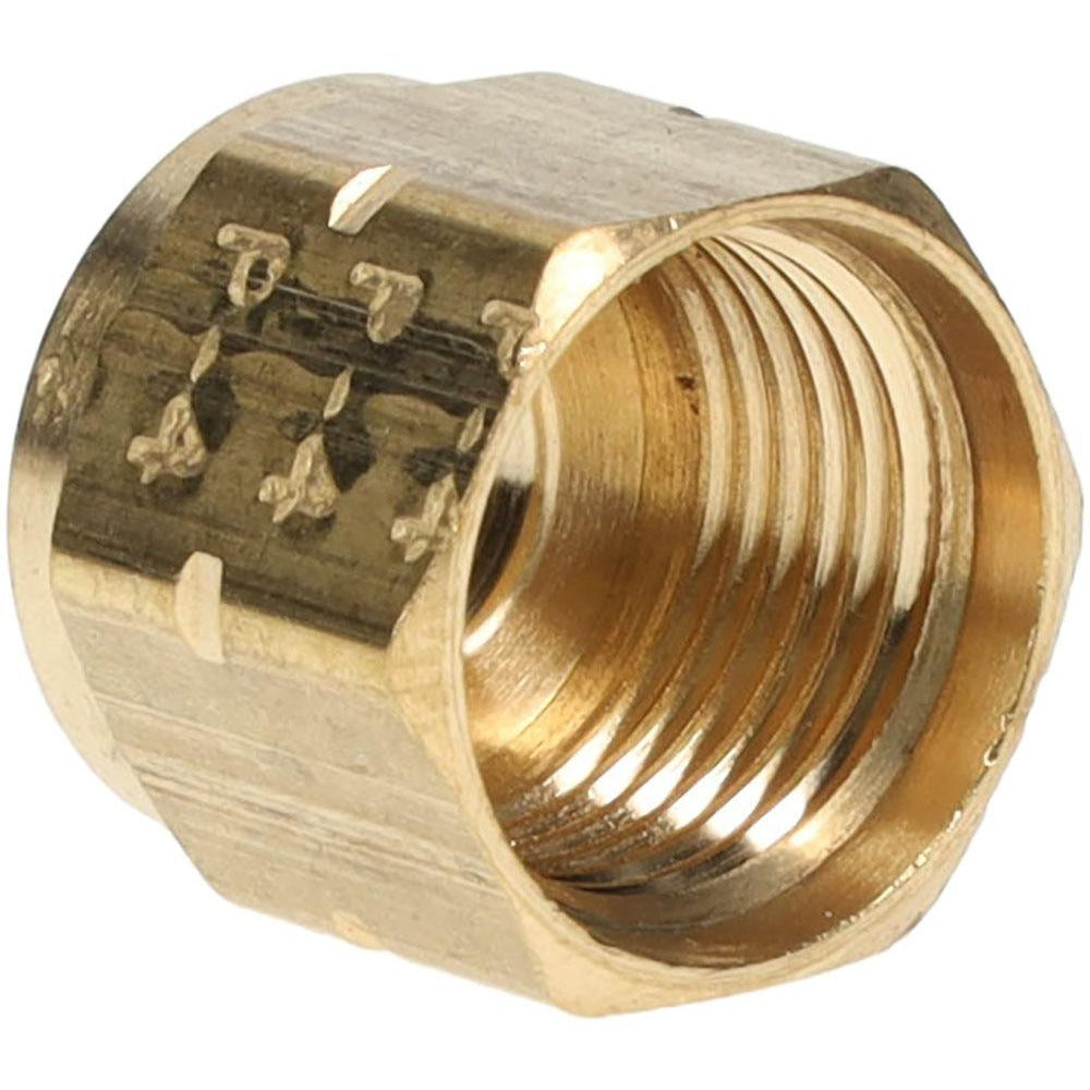 PARKER Parker 61VL-4 Compression Tube Nut Brass 1/4 in Od