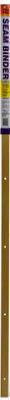 FROST KING Thermwell H333FB/6 Satin Gold Fluted Seam Binder 72 in