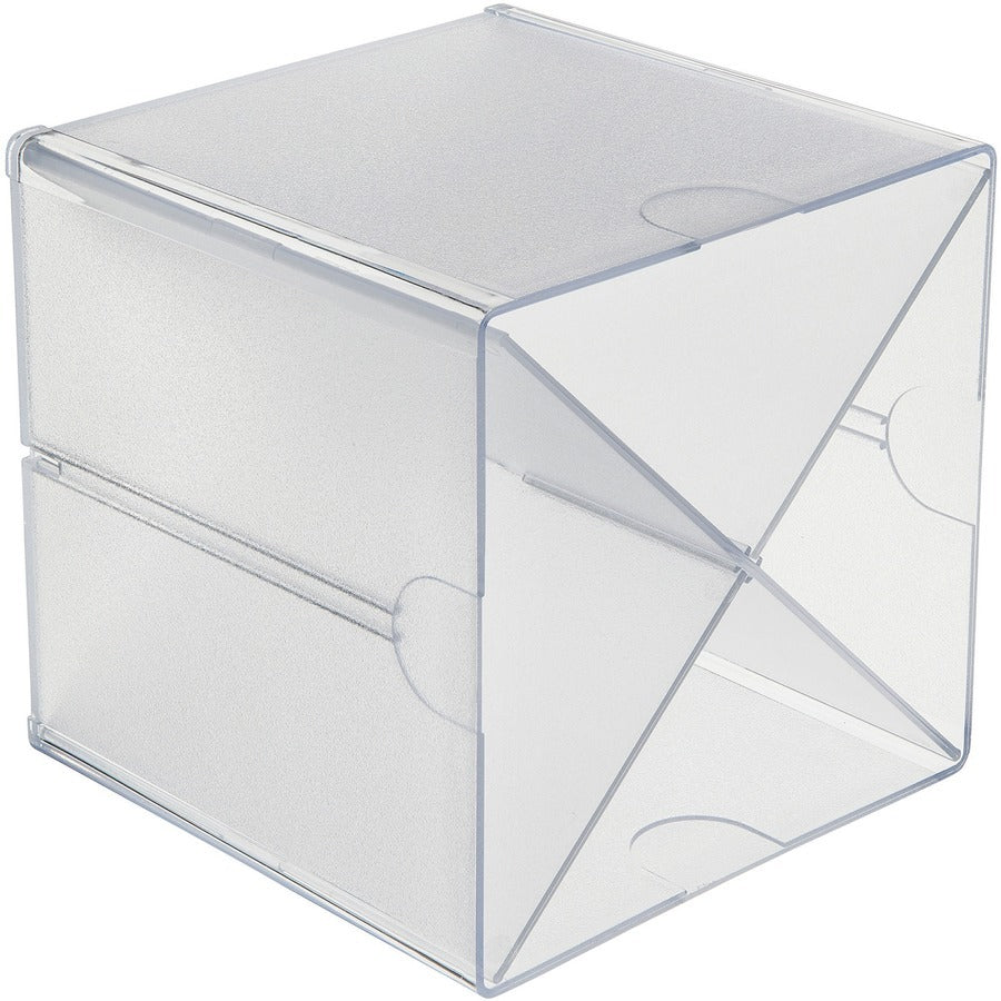 DEFLECTO Deflecto DEF350201 Stackable Cube Organizer 6 x 6 x 7.25 in 1 Each 81154494SEMQ3