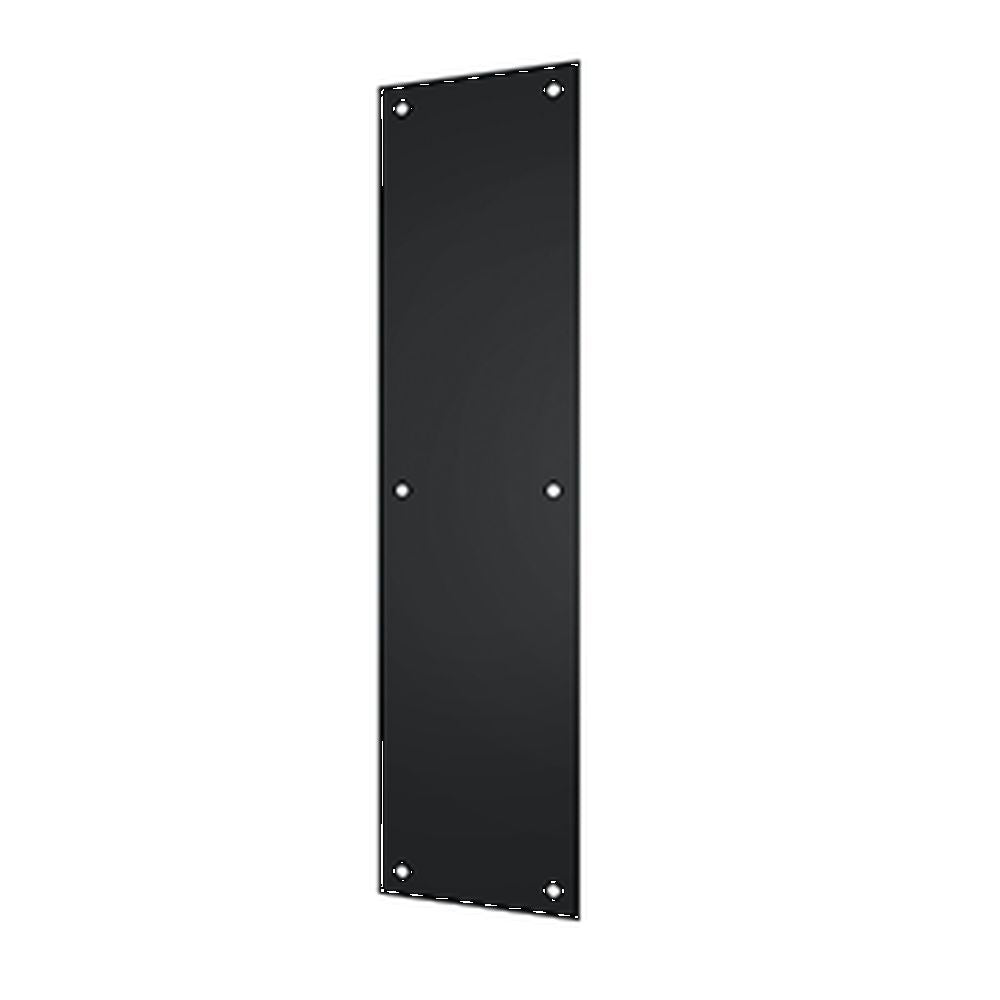 DELTANA Deltana PP4016U19 Push Plate 4x16 in Black Finish