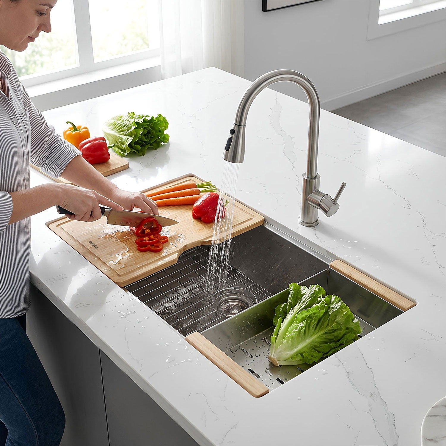 DAKOTA Dakota Plumbing Products DSL-3320 Workstation Kitchen Sink