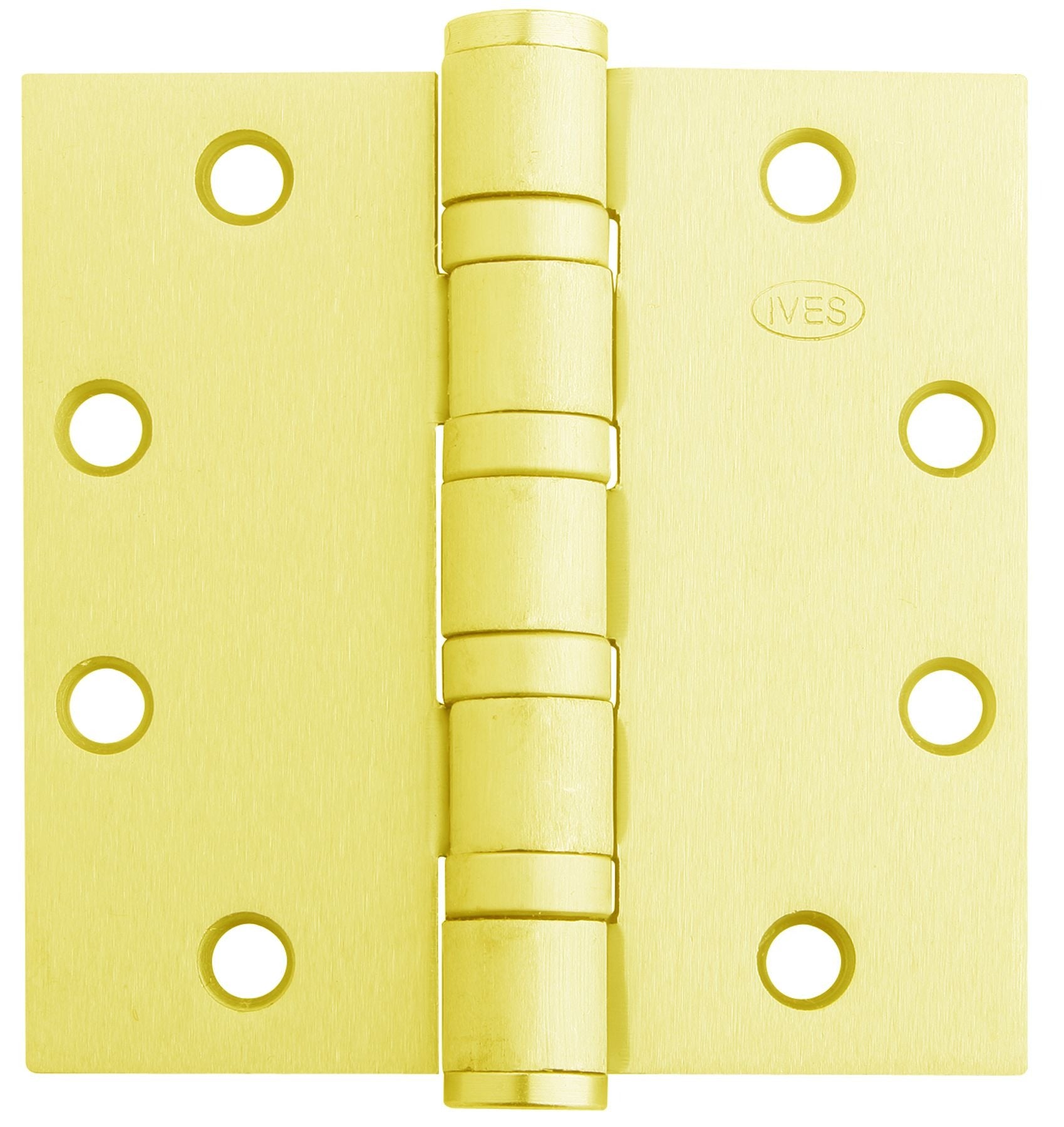 IVES Ives 5BB1412632 Ball Bearing Hinge 4.5x4.5 Bright Brass