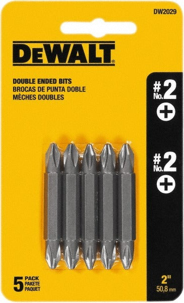 DEWALT Dewalt DW2029 Phillips Insert Bit 2pt 1/4in Drive 2in Oal 5pk