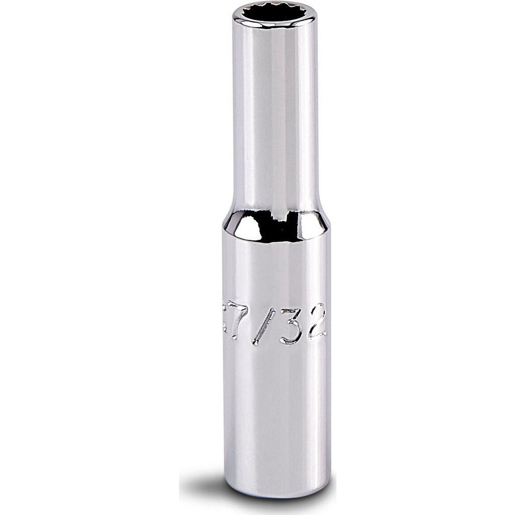 PROTO Proto J4707LT Deep Hand Socket 7/32 in 12-pt 1/4 Drive