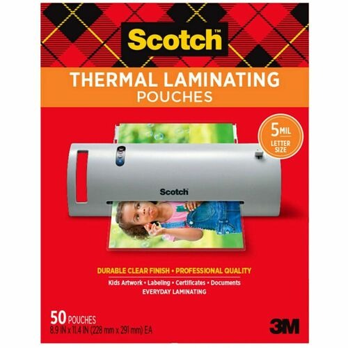 3M 3M MMMTP585450 Thermal Laminating Pouches 50-pack