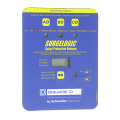 Square D TVS3DSPVC Surge Suppressor Diagnostic Display Panel